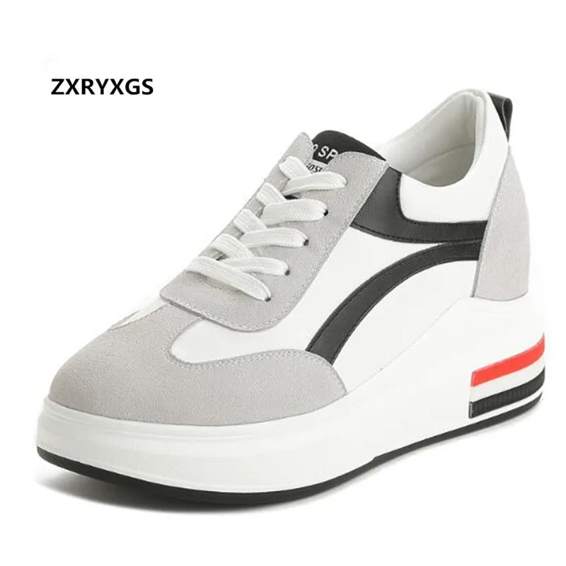 2018 New Autumn Spell Colors Real Leather Shoes Women Sneakers Shoes Increase Within High Heels Lace Plus Velvet Winter Shoes
2018 New Autumn Spell Colors Real Leather Shoes Women Sneakers Shoes Increase Within High Heels Lace Plus Velvet Winter Shoes