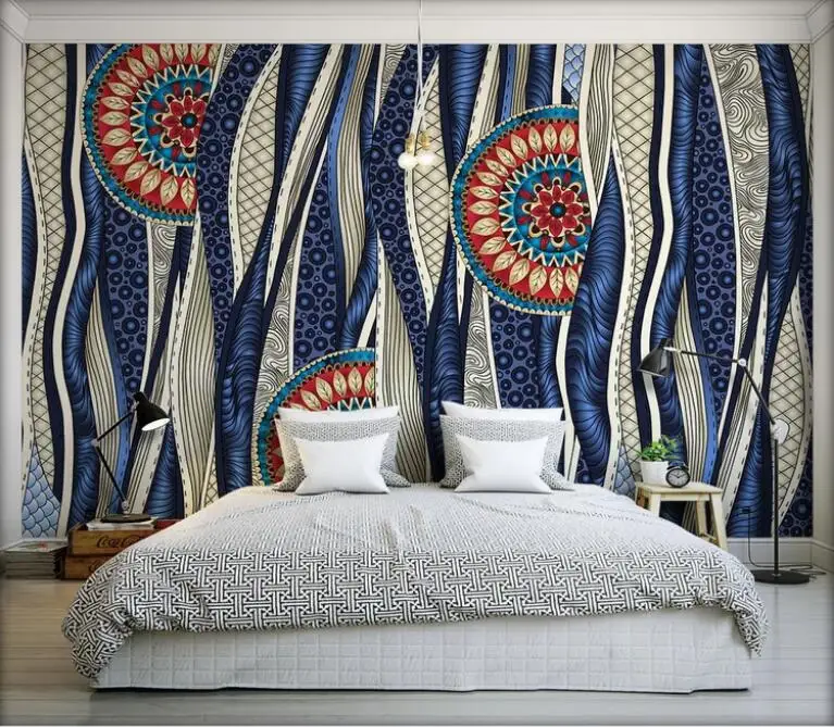 3d Wall Paper Decorative Painting 3d Wallpaper for Living Room Backdrop Home Improvement Bohemia Murals Wallpapers Bedding Room
3d Wall Paper Decorative Painting 3d Wallpaper for Living Room Backdrop Home Improvement Bohemia Murals Wallpapers Bedding Room