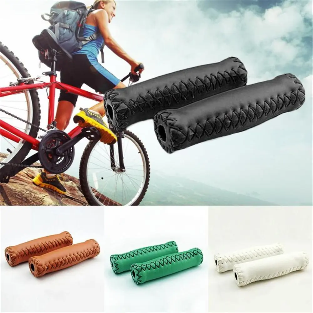 Hot Sale 1pair PU Artificial Leather Vintage Handlebar Grip Retro Cycling Riding Cover Mountain Bicycle Sleeve Bike Accessories
Hot Sale 1pair PU Artificial Leather Vintage Handlebar Grip Retro Cycling Riding Cover Mountain Bicycle Sleeve Bike Accessories