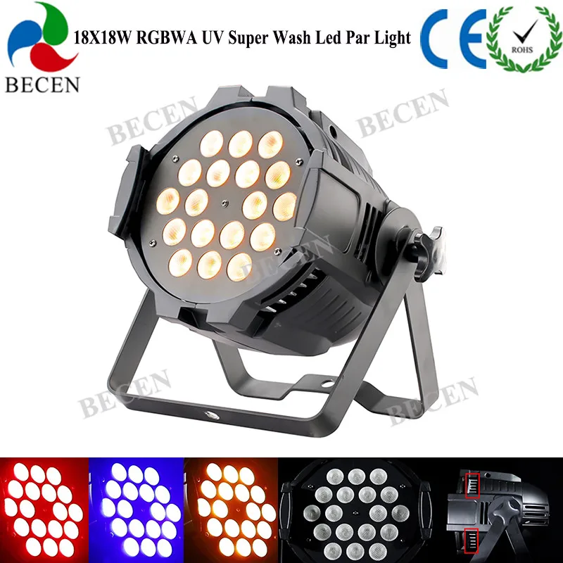 RDM Support 18x18w rgbwa uv 6in1 LED Par Can light 50 degree Super Wash No flicker with Powercon
RDM Support 18x18w rgbwa uv 6in1 LED Par Can light 50 degree Super Wash No flicker with Powercon