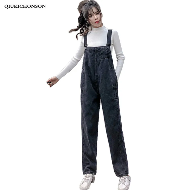 High Waist Korean Style Women Denim Jumpsuit 2019 Spring Autumn Overalls Side Buttons Design Loose Casual Jeans Rompers
High Waist Korean Style Women Denim Jumpsuit 2019 Spring Autumn Overalls Side Buttons Design Loose Casual Jeans Rompers