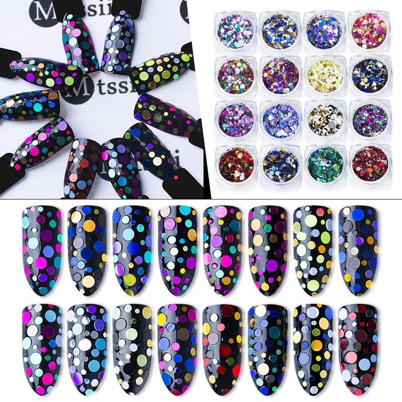 1g Round Nail Glitter Sequins Nail Art Glitter Mixed Shapes Confetti Sequins Acrylic Paillette UV Gel Manicure 3D DIY Decoration
1g Round Nail Glitter Sequins Nail Art Glitter Mixed Shapes Confetti Sequins Acrylic Paillette UV Gel Manicure 3D DIY Decoration