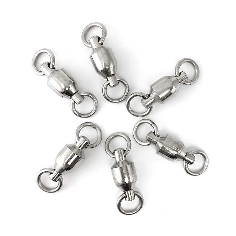 20Pcs Fishing 8 Word Ring Fast Rolling Barrel Swivel Link Ball Bearing Swivel Copper Connector Fishing Tackle Accessories
20Pcs Fishing 8 Word Ring Fast Rolling Barrel Swivel Link Ball Bearing Swivel Copper Connector Fishing Tackle Accessories