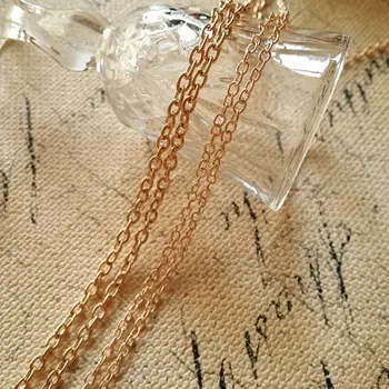 (choose 3mm/w or 1.6mm/w) KC GOLD color Link Chain Jewelry Chains Findings Accessories Components
(choose 3mm/w or 1.6mm/w) KC GOLD color Link Chain Jewelry Chains Findings Accessories Components