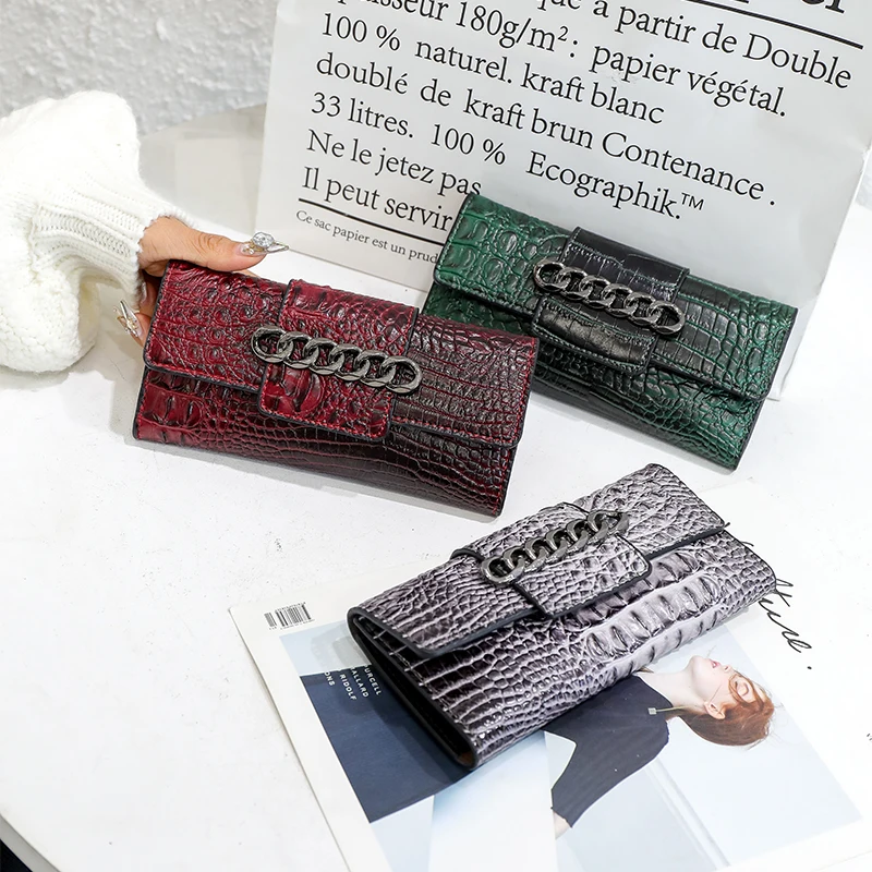 2019 women PU leather wallet female card holders cellphone pocket purse wallets alligator women's money bag clutch 389
2019 women PU leather wallet female card holders cellphone pocket purse wallets alligator women's money bag clutch 389