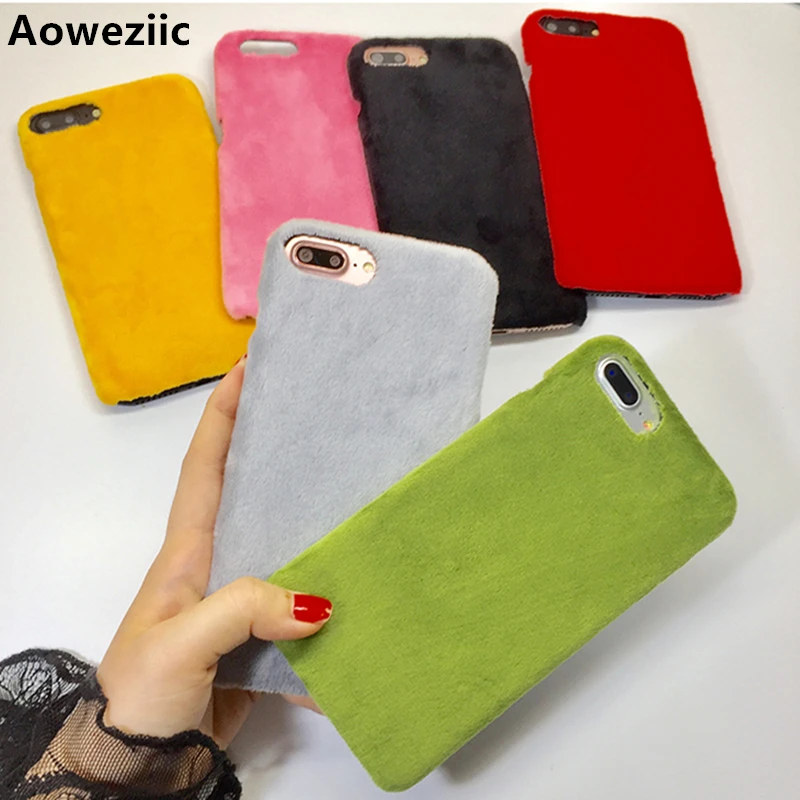 Aoweziic Smooth Hard PC Plush Case 8Plus Winter Warm Fur Furry Phone Cover Solid Color Cases For iPhone X 6S 7 8Plus XS MAX XR
Aoweziic Smooth Hard PC Plush Case 8Plus Winter Warm Fur Furry Phone Cover Solid Color Cases For iPhone X 6S 7 8Plus XS MAX XR