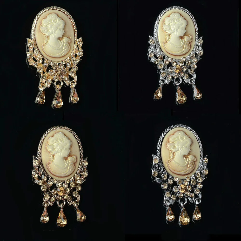 1pcs/lot Diamond Studded Beauty Head Buckles Rhinestones Buttons Badge Brooch Pin Women DIY Aceessories for Bag Shoes Clothing
1pcs/lot Diamond Studded Beauty Head Buckles Rhinestones Buttons Badge Brooch Pin Women DIY Aceessories for Bag Shoes Clothing
