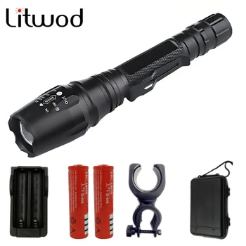 Litwod Z45 LED Flashlights fishing Torch CREE XM-L2 zoomable torch for 18650 batteries aluminum led bicycle flashlight
Litwod Z45 LED Flashlights fishing Torch CREE XM-L2 zoomable torch for 18650 batteries aluminum led bicycle flashlight