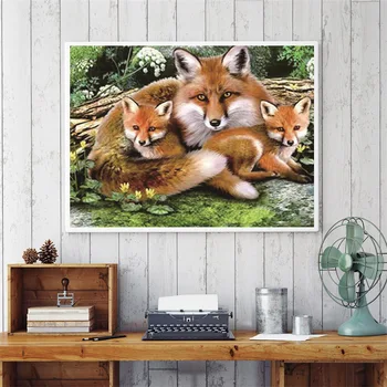 3D Diamond Embroidery Fox Family Needlework 5D Diamond Mosaic Pictures of Rhinestones Hobbies and Crafts Material for Handmade
3D Diamond Embroidery Fox Family Needlework 5D Diamond Mosaic Pictures of Rhinestones Hobbies and Crafts Material for Handmade
