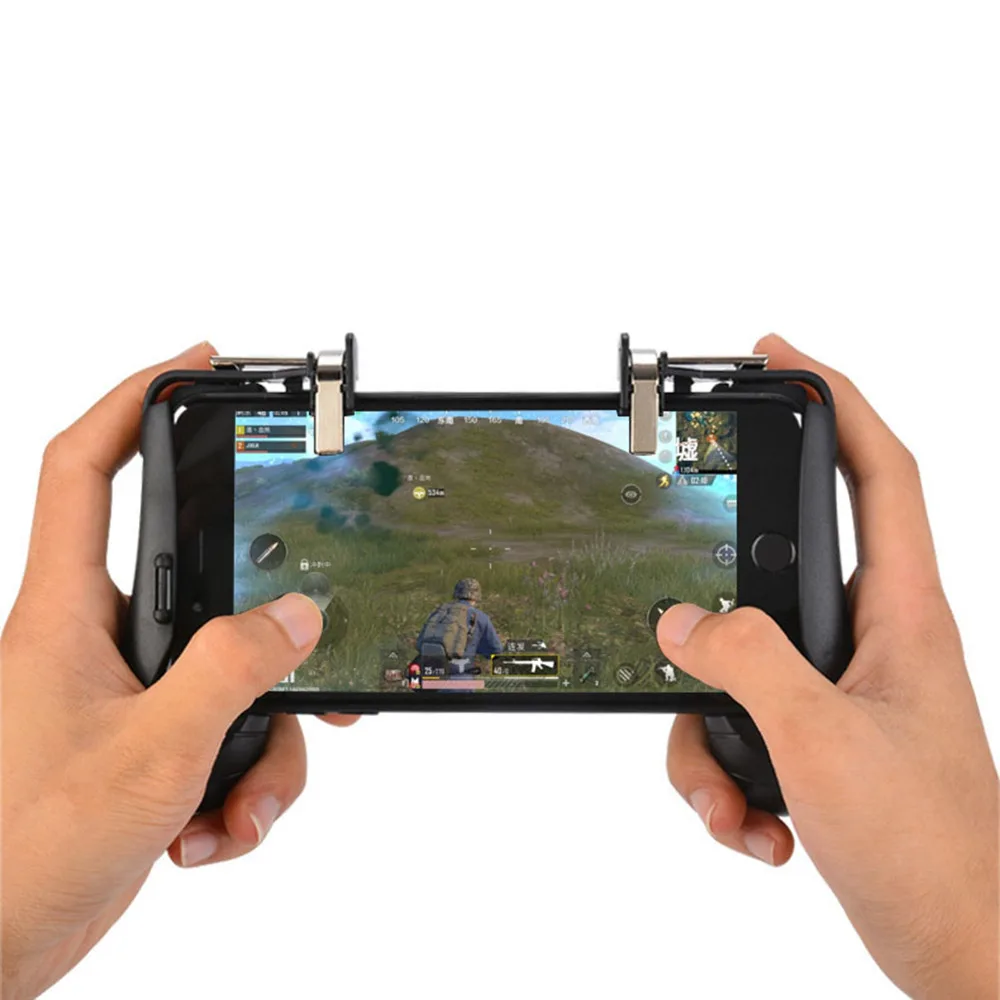Controller Joystick For PUBG Game Console Trigger Gamepad Shooter L1R1 Mobile Phone Shot Button Lens for iphone Android Handle
Controller Joystick For PUBG Game Console Trigger Gamepad Shooter L1R1 Mobile Phone Shot Button Lens for iphone Android Handle