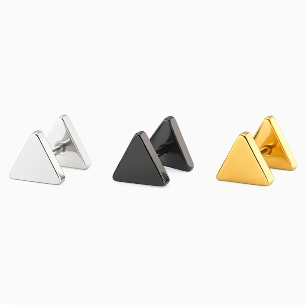 Korean triangle geometric earrings men's trend earrings for women stainless steel jewelry gold male female accessories gifts
Korean triangle geometric earrings men's trend earrings for women stainless steel jewelry gold male female accessories gifts
