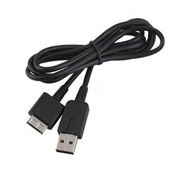 

Wholesale 1.2M Charger Cable for Playstation PS Vita USB Data Sync Power Charge Cable Cord Black 100pcs/lot