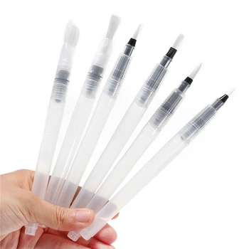 (Q) 6 PCS Portable Paint Brush Water Color Brush Pencil Soft Watercolor Brush Pen for Beginner Painting Drawing Art Supplies
(Q) 6 PCS Portable Paint Brush Water Color Brush Pencil Soft Watercolor Brush Pen for Beginner Painting Drawing Art Supplies