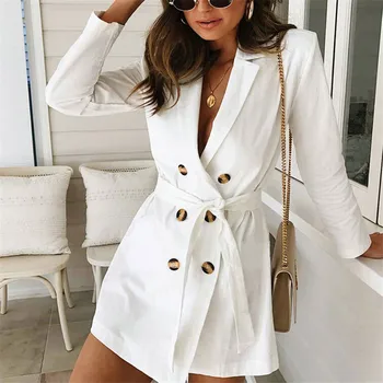 Stylish Women Above Keen Windbreaker Belt Trench Fashion Lapel Long Trench Hot Sale Ladies Long Sleeve White V-neck Tops Outwear
Stylish Women Above Keen Windbreaker Belt Trench Fashion Lapel Long Trench Hot Sale Ladies Long Sleeve White V-neck Tops Outwear