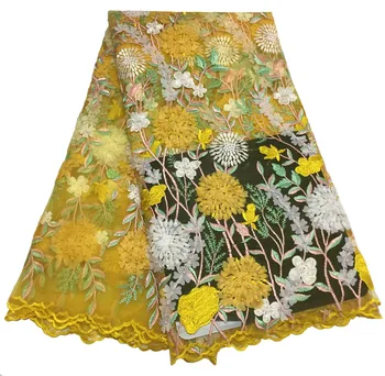 2019 high quality nigerian french lace 3D embroidered tulle lace fabric for wedding dress,Russia African lace fabric 2yards/lot
2019 high quality nigerian french lace 3D embroidered tulle lace fabric for wedding dress,Russia African lace fabric 2yards/lot