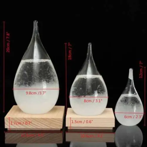 Weather Forecast Crystal Pear Shape Storm Glass Decor Christmas New Year Gift Weather Forecast for Bottle Drop Storm Art Decor
Weather Forecast Crystal Pear Shape Storm Glass Decor Christmas New Year Gift Weather Forecast for Bottle Drop Storm Art Decor