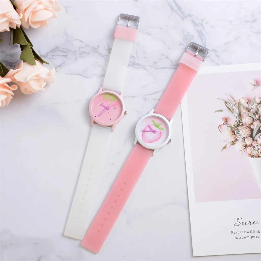 Fashion and casual Silicon Strap Fashion Women Watches Pink Cartoon Color Quartz Wrist Watch Jam tangan wanita horloges new B40
Fashion and casual Silicon Strap Fashion Women Watches Pink Cartoon Color Quartz Wrist Watch Jam tangan wanita horloges new B40