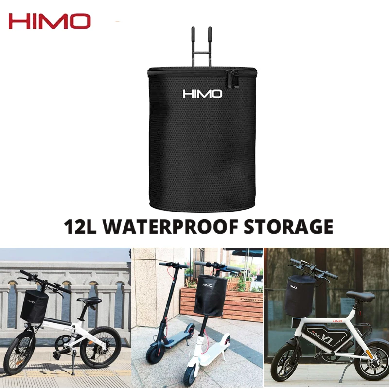 Original Xiaomi Himo 12L Waterproof Storage Basket Bike Bag Supplies For Xiaomi Electric Scooter HIMO C20 V1 Series Universal
Original Xiaomi Himo 12L Waterproof Storage Basket Bike Bag Supplies For Xiaomi Electric Scooter HIMO C20 V1 Series Universal