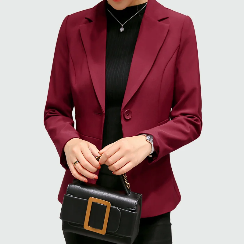 Women Blazers And Jackets 2018 Long Sleeves Office Lady Single Button Women Suit Jacket Female Feminine Blazer Femme
Women Blazers And Jackets 2018 Long Sleeves Office Lady Single Button Women Suit Jacket Female Feminine Blazer Femme