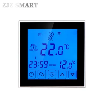 WiFi Temperature Controller Thermostat for Water Hot Floor Digital Electric Floor Heating Control Controller
WiFi Temperature Controller Thermostat for Water Hot Floor Digital Electric Floor Heating Control Controller