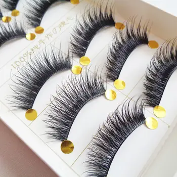 5 Pairs/set Charming Natural Long False Eye Lashes Makeup Beauty Handmade Thick Fake Cross False Eyelashes
5 Pairs/set Charming Natural Long False Eye Lashes Makeup Beauty Handmade Thick Fake Cross False Eyelashes