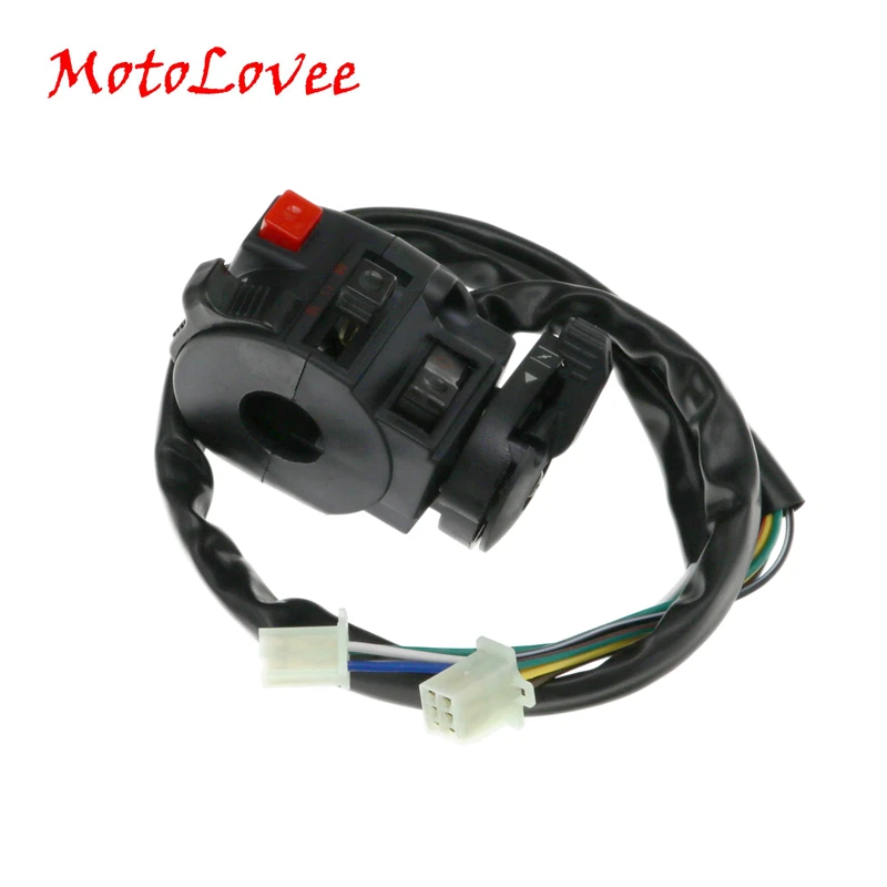 MotoLovee 7/8" Motorcycle Handlebar Switch Assembly Engine Electric Start Kill Horn Headlight Fog Light Push Button Switches
MotoLovee 7/8" Motorcycle Handlebar Switch Assembly Engine Electric Start Kill Horn Headlight Fog Light Push Button Switches