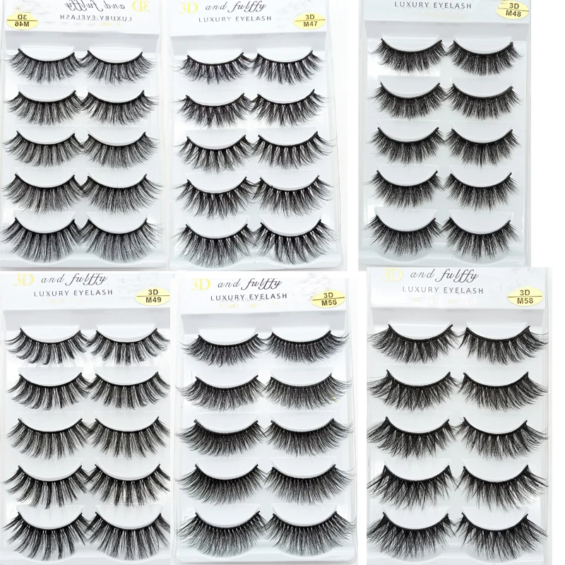 2019 NEW 5 Pairs 3D Handmade Fake Eyelashes Natural Long Thick Daily Makeup Thick Cross Eyelashes Eye Lashes
2019 NEW 5 Pairs 3D Handmade Fake Eyelashes Natural Long Thick Daily Makeup Thick Cross Eyelashes Eye Lashes