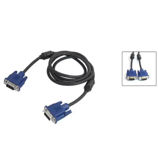 Фото 1.5M VGA 15 Pin Male to Plug Computer Monitor Cable Wire M/M Cord -Drop | Электроника