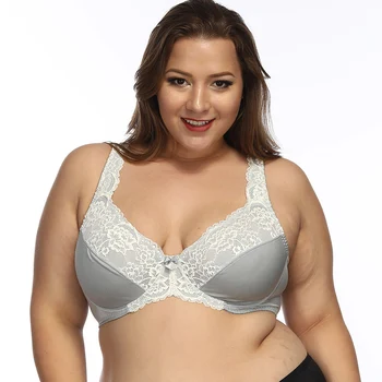 Women Unlined Full Coverage Bras Plus Size Brassiere Embroidery No-padded Bra Underwire Bralette 32-52 DDD/F/FF/G/H Cup
Women Unlined Full Coverage Bras Plus Size Brassiere Embroidery No-padded Bra Underwire Bralette 32-52 DDD/F/FF/G/H Cup