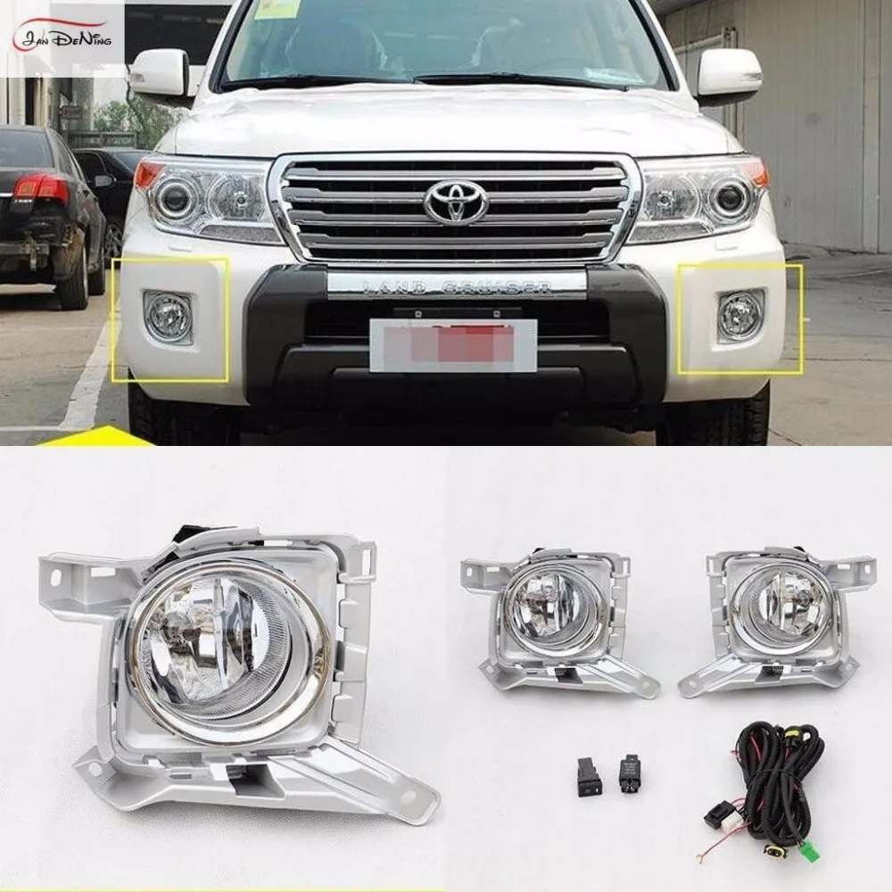 Автомобильные противотуманные фары JanDeNing для Toyota Land Cruiser FJ200 2012-2015, комплект передних противотуманных фар в сборе (одна пара)
Автомобильные противотуманные фары JanDeNing для Toyota Land Cruiser FJ200 2012-2015, комплект передних противотуманных фар в сборе (одна пара)