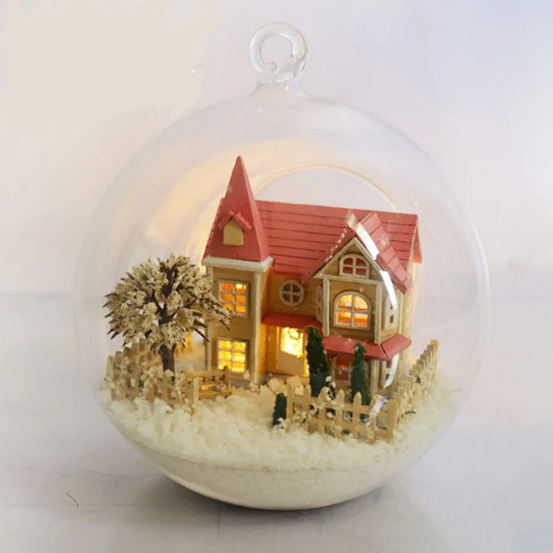 DIY Glass Ball Doll House Model Building Kits Wooden Mini Handmade Miniature Dollhouse Toy Birthday Gift -Lolita Dream Homes
DIY Glass Ball Doll House Model Building Kits Wooden Mini Handmade Miniature Dollhouse Toy Birthday Gift -Lolita Dream Homes