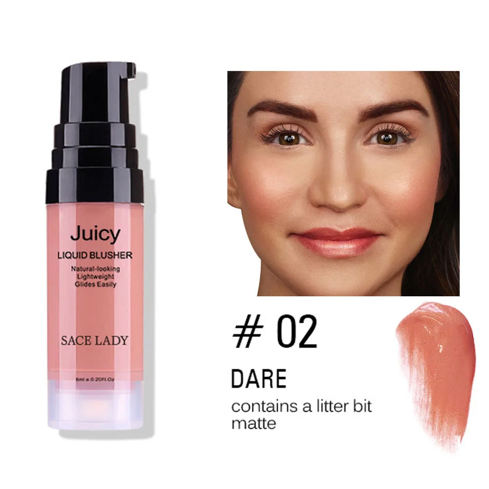 SACE LADY Liquid Blush Makeup 4 Colors Face Rouge Sleek Silky Paleta Natural Cheek Blusher Womens Blush Make Up Korean TSLM2
SACE LADY Liquid Blush Makeup 4 Colors Face Rouge Sleek Silky Paleta Natural Cheek Blusher Womens Blush Make Up Korean TSLM2