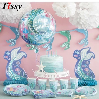 Mermaid Series Disposable Tableware Set Table Decoration Paper Straws/Cup/ Plate Kid Gift For Wedding/Birthday/Party Supplies
Mermaid Series Disposable Tableware Set Table Decoration Paper Straws/Cup/ Plate Kid Gift For Wedding/Birthday/Party Supplies