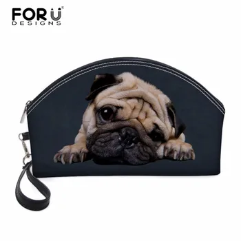FORUDESIGNS Cosmetic Case Storage Pug Dog Printed Makeup Bag Dumpling Large Clutch Women Toiletry Packages Waterproof bag
FORUDESIGNS Cosmetic Case Storage Pug Dog Printed Makeup Bag Dumpling Large Clutch Women Toiletry Packages Waterproof bag