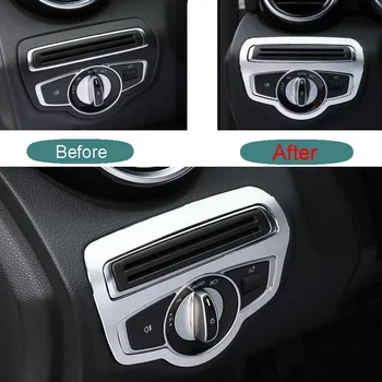 1-3 PCS Car DIY New Aluminum Headlight switch light sticker cover case for New benz C grade GLC C180LC200LC260L part accessories
1-3 PCS Car DIY New Aluminum Headlight switch light sticker cover case for New benz C grade GLC C180LC200LC260L part accessories