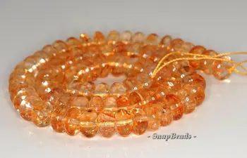 10x6mm Citrine Quartz Gemstone Rondelle Loose Beads 7.5 inch Half Strand (90191305-B16-527)
10x6mm Citrine Quartz Gemstone Rondelle Loose Beads 7.5 inch Half Strand (90191305-B16-527)