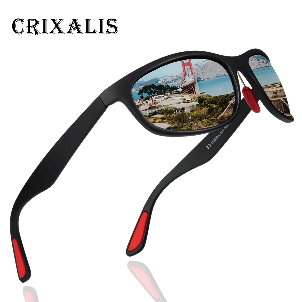 Crixalis Brand Design Men's Sunglasses Polarized TR90 Frame Fashion Driving Sun glasses For Women Male Goggle UV Protection
Crixalis Brand Design Men's Sunglasses Polarized TR90 Frame Fashion Driving Sun glasses For Women Male Goggle UV Protection