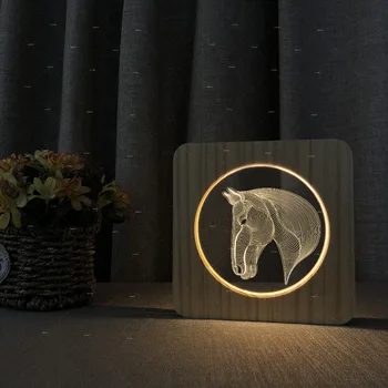 HORSE shapes night lamps decoration for bedroom study table store Push button switch Wooden acrylic lamp Support dropshipping
HORSE shapes night lamps decoration for bedroom study table store Push button switch Wooden acrylic lamp Support dropshipping