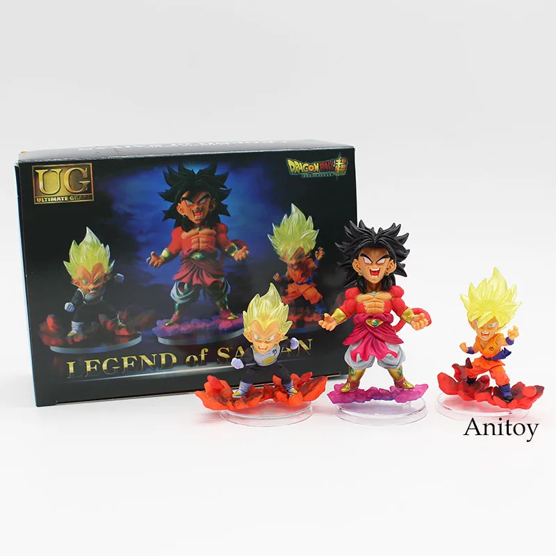 3pcs/set Dragon Ball Z Legend Of Saiyan PVC Action Figure Collectible Model Toy 9cm KT3767
3pcs/set Dragon Ball Z Legend Of Saiyan PVC Action Figure Collectible Model Toy 9cm KT3767