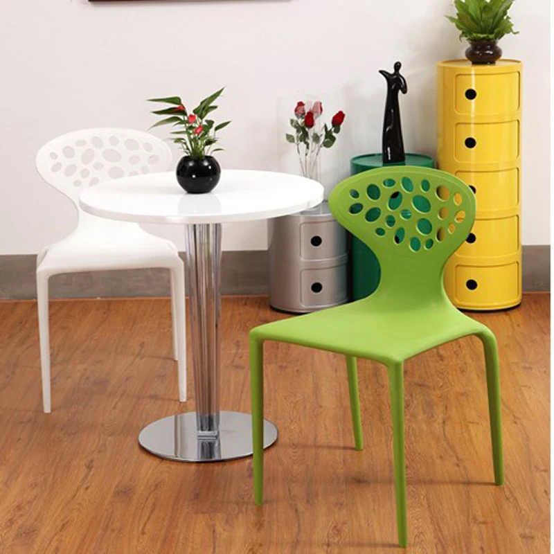 100% Пластик стул отдыха стулья для столовой складной дома моды Мебель гостиная