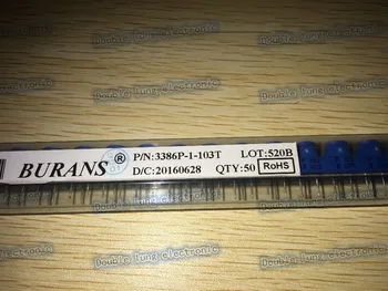 50PCS/LOT 3386P-1-103T 3386P-1-103 3386P-1-103TLF TRIMMER 10K OHM 0.5W PC PIN Trimpot potentiometer 10K with Knob
50PCS/LOT 3386P-1-103T 3386P-1-103 3386P-1-103TLF TRIMMER 10K OHM 0.5W PC PIN Trimpot potentiometer 10K with Knob