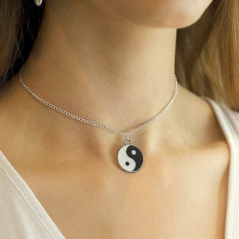 Fashion Tattoo choker necklace Tai chi necklace Yin Yang Pendant Necklace Ying Yang Symbol Necklace
Fashion Tattoo choker necklace Tai chi necklace Yin Yang Pendant Necklace Ying Yang Symbol Necklace