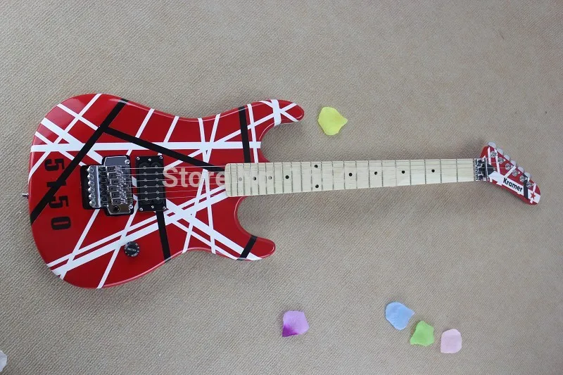 Wholesale - New Brand arrival guitar kramer 5150 RED and white EVH series ARI tremolo Electric guitar in stock 150604 
Wholesale - New Brand arrival guitar kramer 5150 RED and white EVH series ARI tremolo Electric guitar in stock 150604