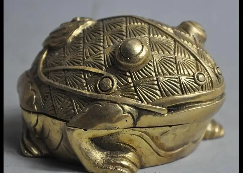 671115856*++marked chinese fengshui brass wealth Toad Frog statue incense burner Censer
671115856*++marked chinese fengshui brass wealth Toad Frog statue incense burner Censer