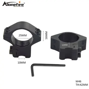 AloneFire M46 hunting accessories 1"/25.4mm Ring 10mm Weaver Scope Torch Rail Mount Extension Picatinny Weaver Mount
AloneFire M46 hunting accessories 1"/25.4mm Ring 10mm Weaver Scope Torch Rail Mount Extension Picatinny Weaver Mount