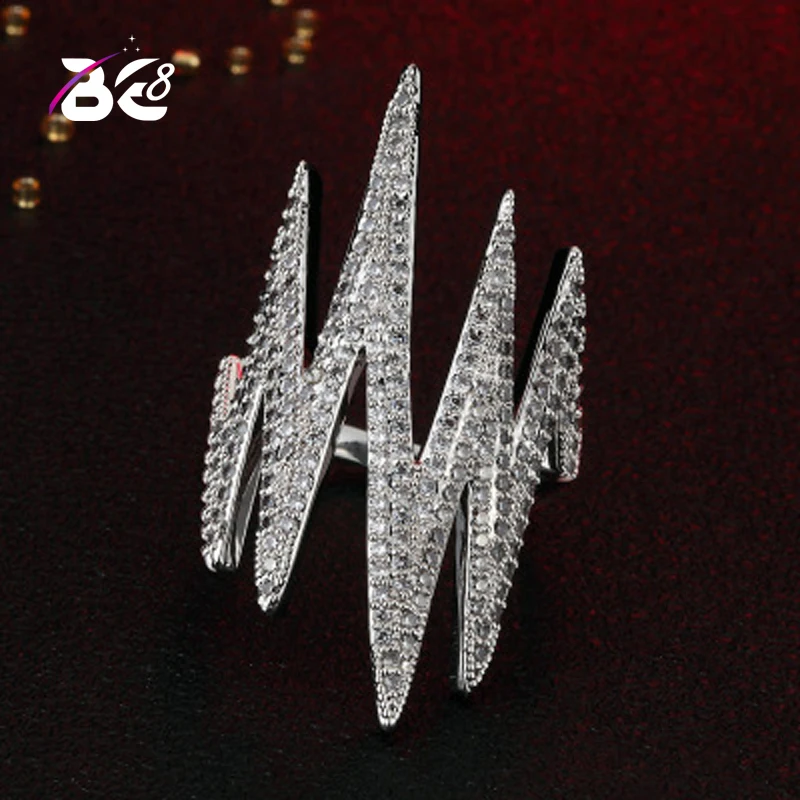 Be 8 Elegant Ring for Women Exaggerated Alternative Lightning AAA CZ Engagement Wedding Rings Fashion Jewelry R137
Be 8 Elegant Ring for Women Exaggerated Alternative Lightning AAA CZ Engagement Wedding Rings Fashion Jewelry R137