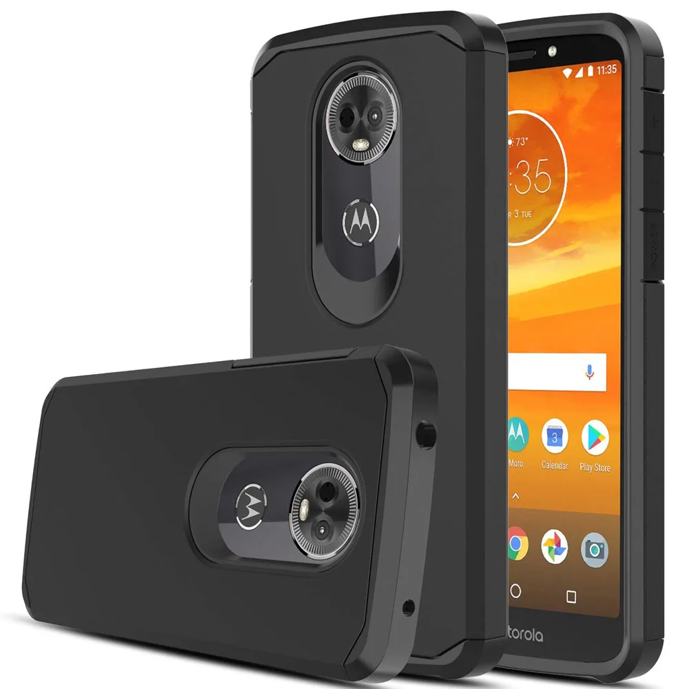 Dual Layer Hybrid Armor Case Shockproof Soft TPU Rubber Hard Back Cover For Motorola Moto G6 Play XT1922/Moto G6 Forge/Moto E5
Dual Layer Hybrid Armor Case Shockproof Soft TPU Rubber Hard Back Cover For Motorola Moto G6 Play XT1922/Moto G6 Forge/Moto E5
