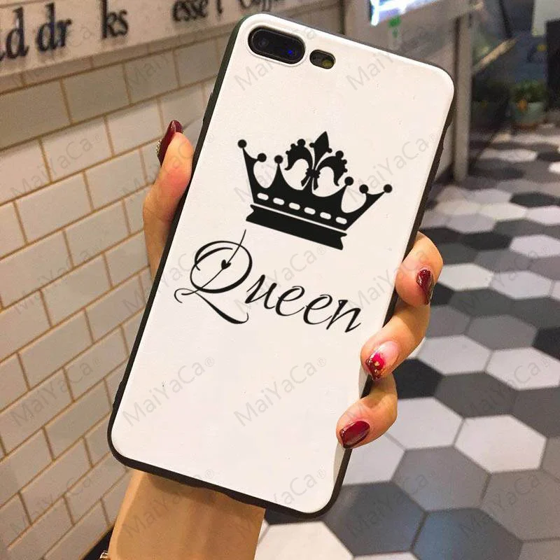 Чехол King and Queen для Apple iphone 7 7plus X 8 8plus 6s 6 6plus 5 5s XR XSMax12 mini 12PRO Max|Бамперы| |