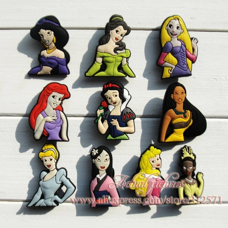 50pcs/lot Princess PVC Shoe Charms Shoe Accessories Shoe Decoration for Shoes/ Wristbands kids Xmas Gift
50pcs/lot Princess PVC Shoe Charms Shoe Accessories Shoe Decoration for Shoes/ Wristbands kids Xmas Gift