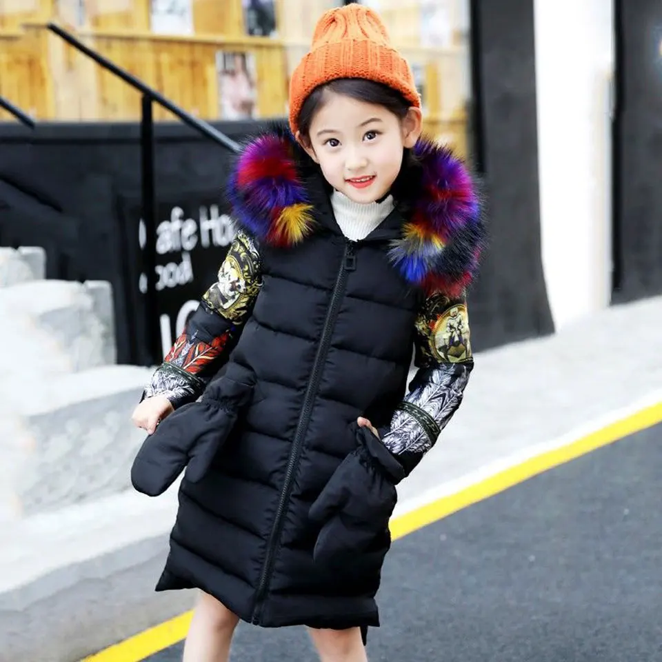 2018 New Girl Winter Jacket Kids Down Coat Children Long Printing Floral Jackets For Girls Fashion Outerwear Warm Parkas
2018 New Girl Winter Jacket Kids Down Coat Children Long Printing Floral Jackets For Girls Fashion Outerwear Warm Parkas